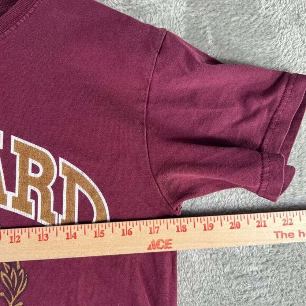Gildan Burgundy Harvard University Graphic Tee - Picture 7 of 8